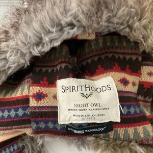 SpiritHoods Tribal Faux Fur Hood